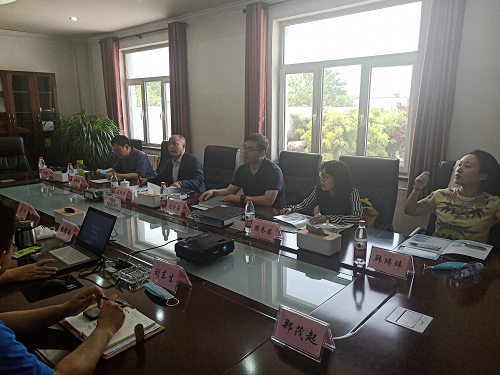 中紡院總經(jīng)理姜俊華、總會計(jì)師劉全喜一行 赴東綸公司調(diào)研指導(dǎo)工作