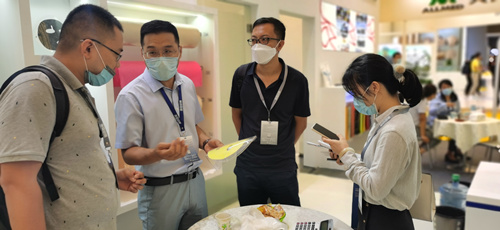 激情滿滿—東綸公司參加中國國際產業(yè)用紡織品及非織造布展覽會