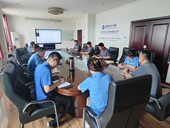 東綸科技黨支部開展“強化安全環(huán)保質量工作 助力公司高質量發(fā)展”主題黨日活動